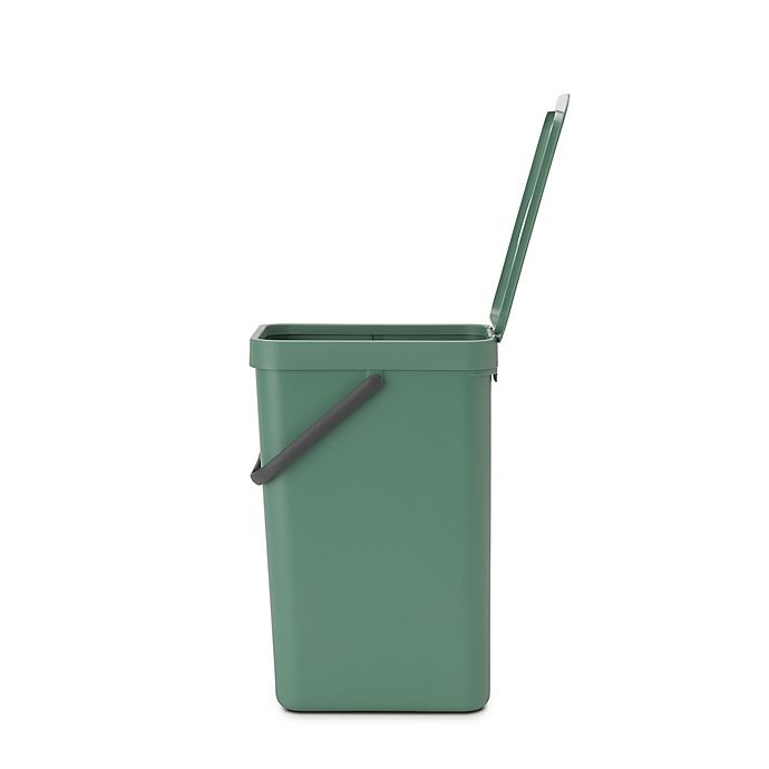 slide 5 of 10, Brabantia Sort & Go Plastic Trash Can - Green, 1 ct