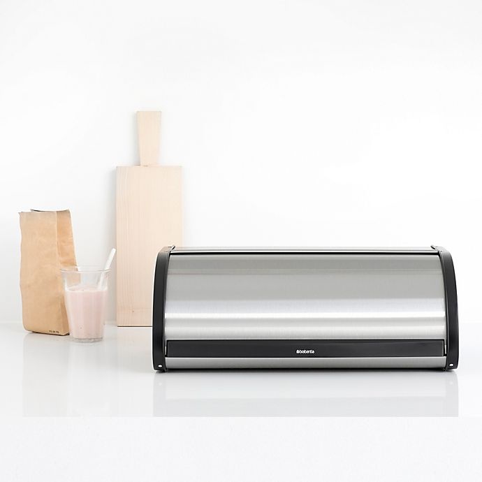 slide 2 of 4, Brabantia Fingerprint-Proof Bread Box, 1 ct