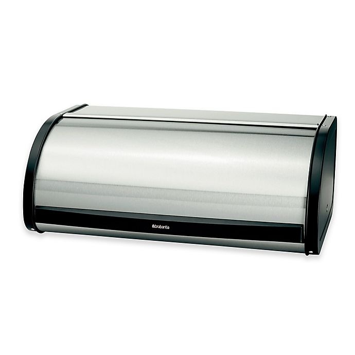 slide 1 of 4, Brabantia Fingerprint-Proof Bread Box, 1 ct