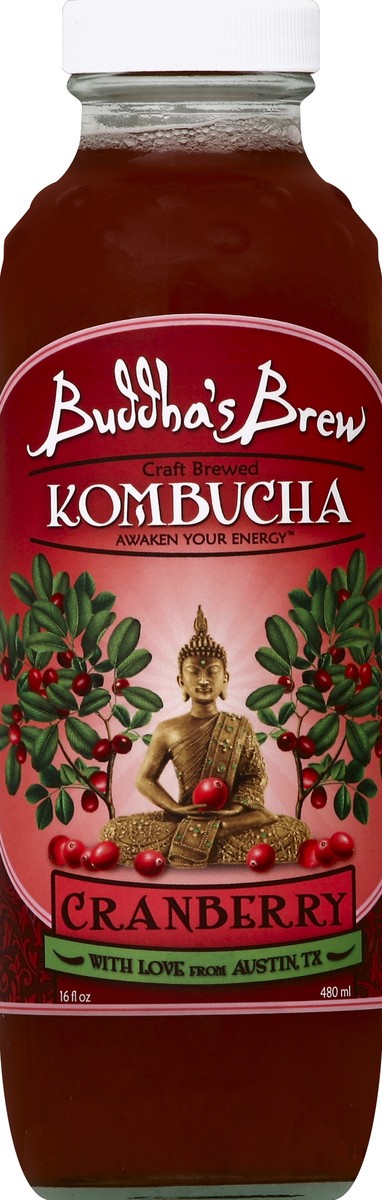 slide 2 of 4, Buddha's Brew Kombucha - 16 oz, 16 oz