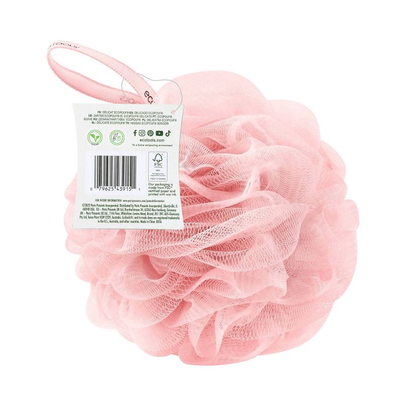 slide 9 of 9, EcoTools Delicate EcoPouf Loofah - Pink, 1 ct