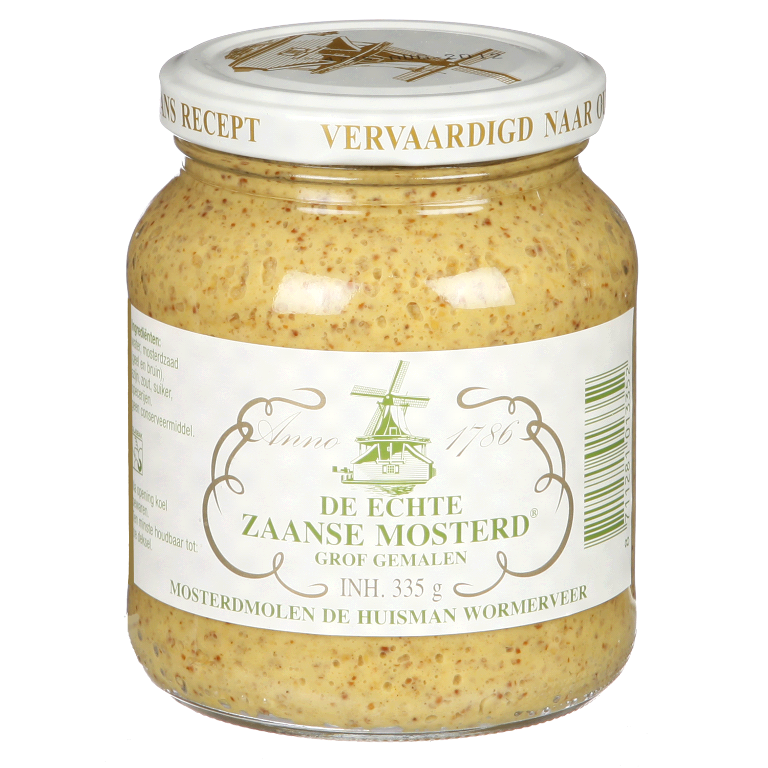 slide 1 of 1, OTHER-REGIONAL De Echte Zaanse Coursely Ground Mustard, 11.8 oz