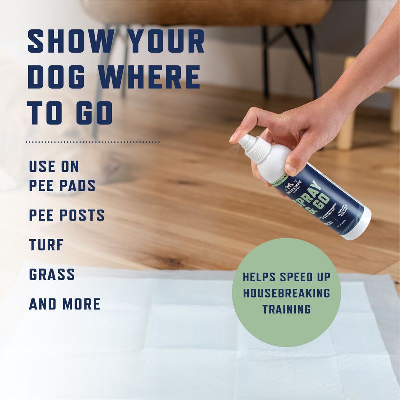slide 4 of 8, Rocco & Roxie Supply Co. Spray & Go Puppy Housebreaking & Training Aid - 8oz, 8 oz
