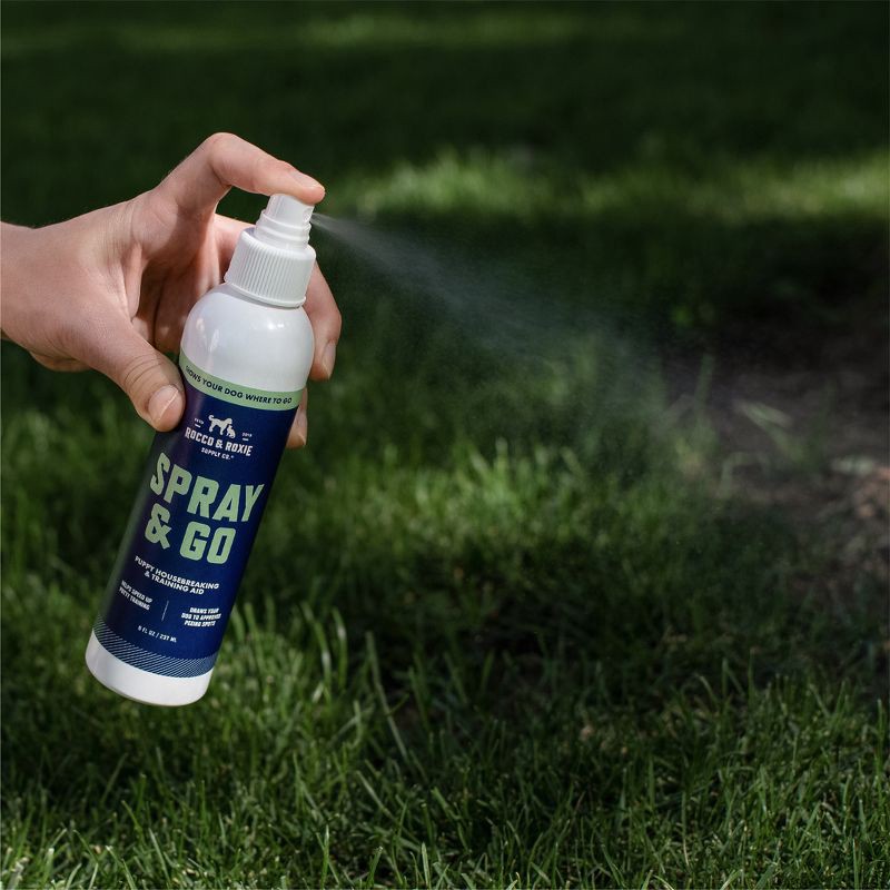 slide 7 of 8, Rocco & Roxie Supply Co. Spray & Go Puppy Housebreaking & Training Aid - 8oz, 8 oz