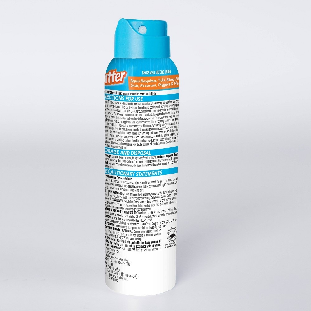 slide 2 of 2, Cutter Dry Insect Repellent Aerosol, 4 oz