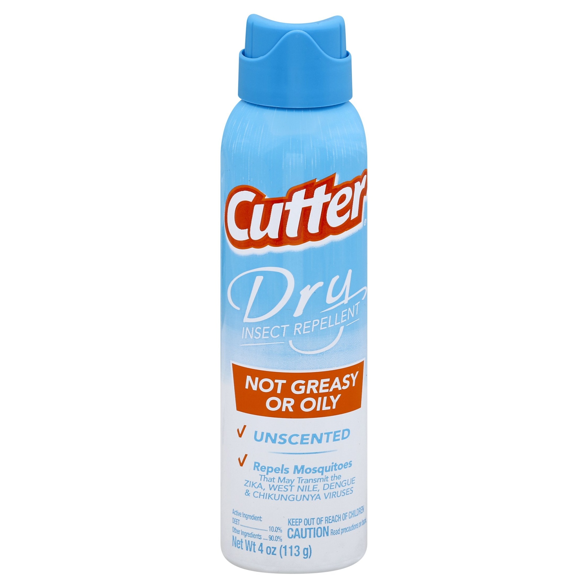 slide 1 of 2, Cutter Dry Insect Repellent Aerosol, 4 oz