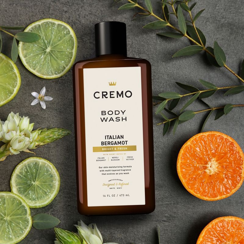 slide 3 of 5, Cremo Italian Bergamot Body Wash - 16 fl oz, 16 fl oz