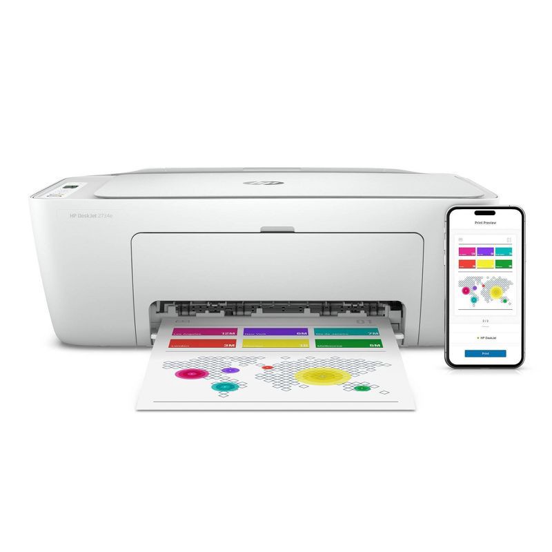 slide 17 of 17, HP Inc. HP DeskJet 2734e Wireless All-in-One Color Printer Scanner Copier with 3 Months Free Instant Ink (26K72A), 1 ct