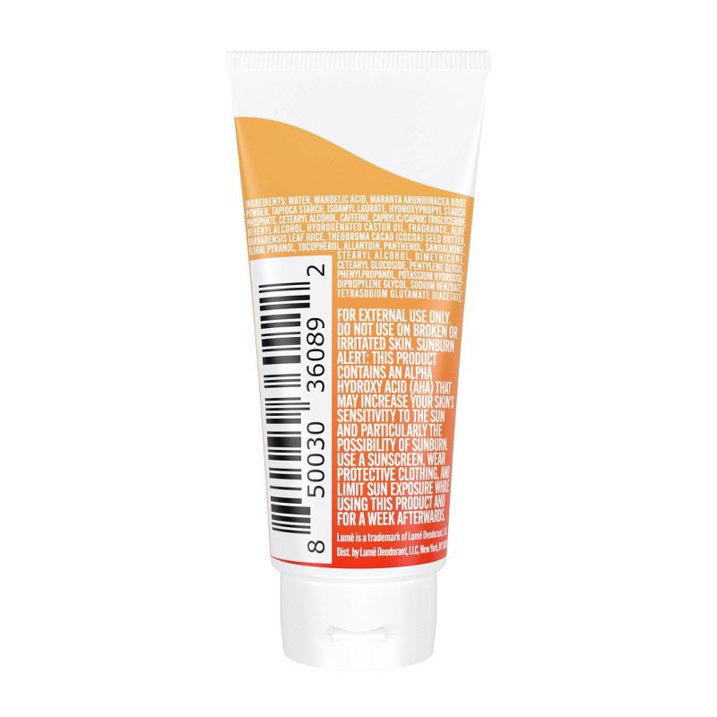 slide 7 of 10, Lume Whole Body Women's Deodorant - Mini Invisible Cream Tube - Aluminum Free - Clean Tangerine Scent - Trial Size - 0.5oz, 0.5 oz