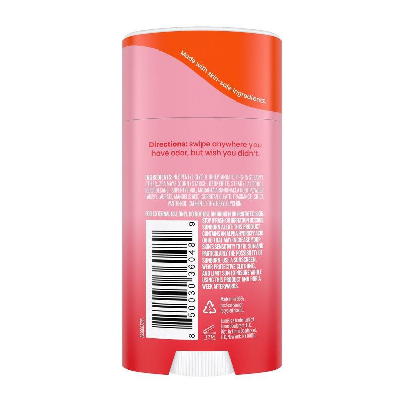 slide 2 of 8, Lume Whole Body Women's Smooth Solid Deodorant Peony Rose Scent - Aluminum-Free 2.6oz, 2.6 oz