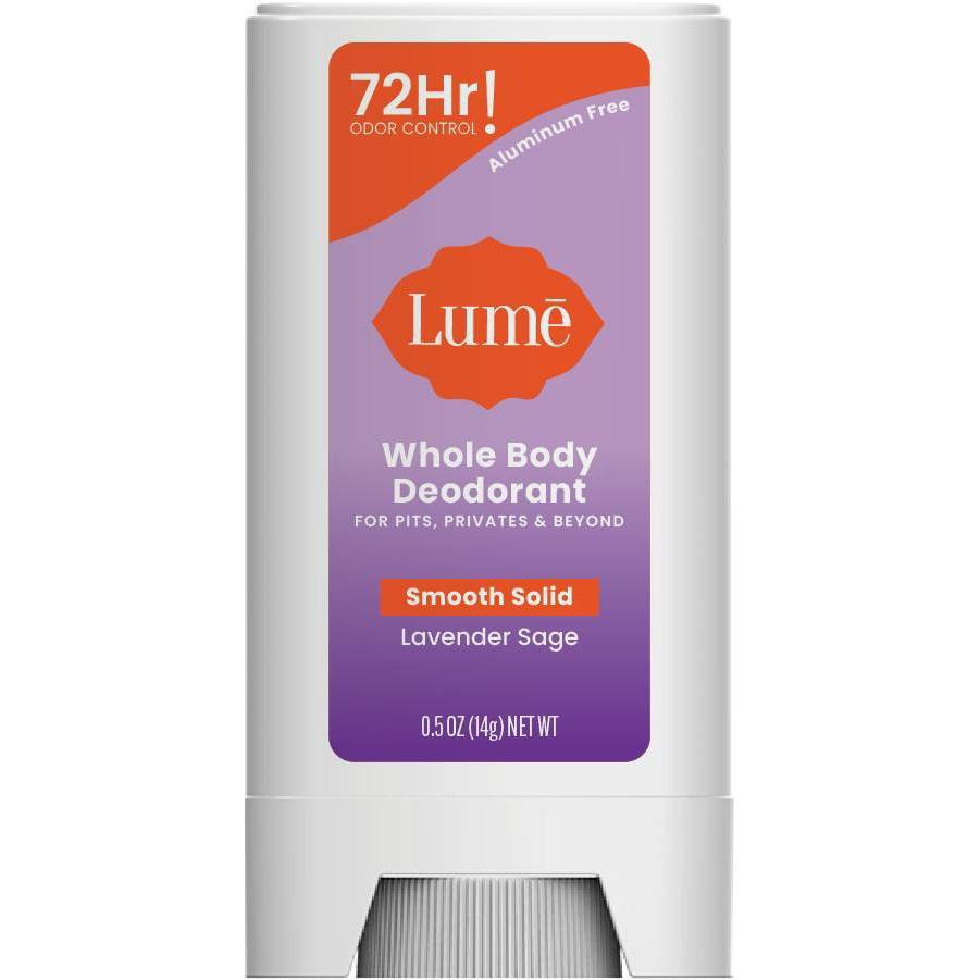 slide 1 of 1, Lume Solid Mini Stick Deodorant - Lavender - Trial Size - 0.5oz, 0.5 oz