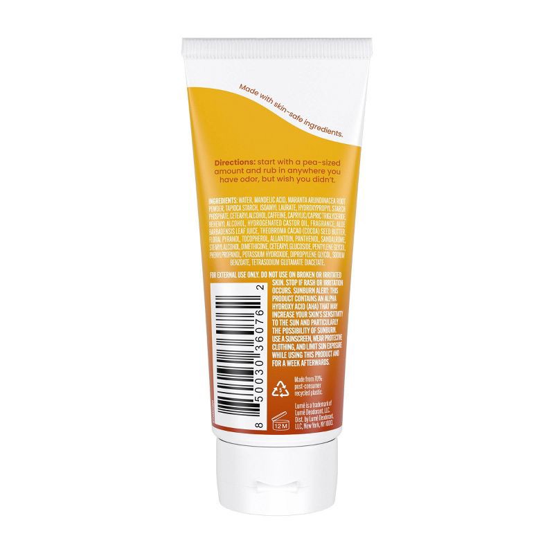 slide 2 of 11, Lume Whole Body Women's Invisible Cream Tube Deodorant Toasted Coconut Scent - Aluminum-Free 2.2oz, 2.2 oz