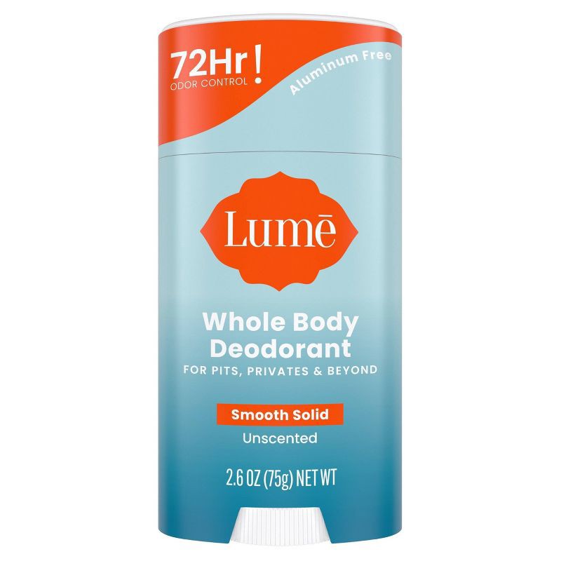 slide 1 of 8, Lume Whole Body Women's Smooth Solid Deodorant - Unscented - Aluminum-Free 2.6oz, 2.6 oz