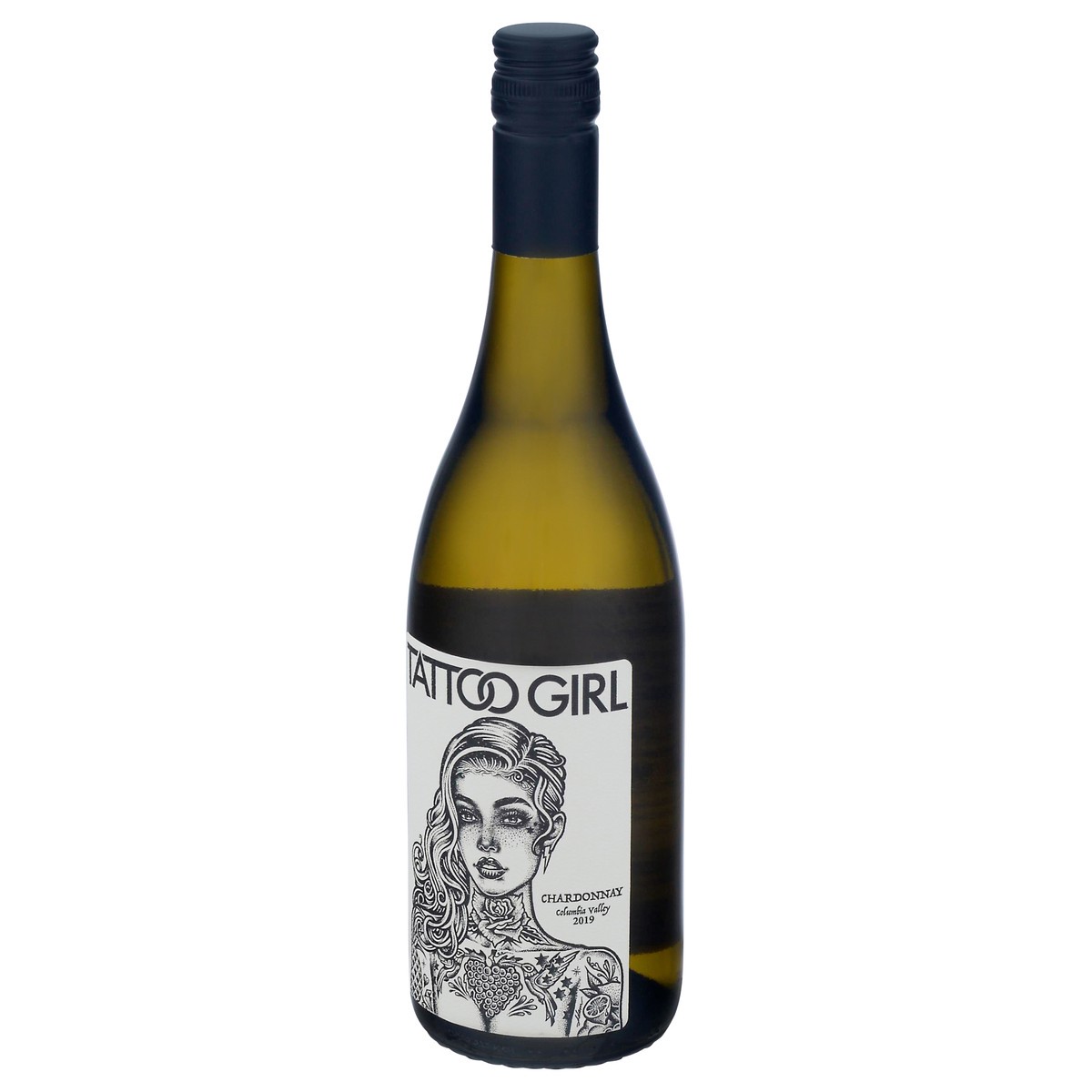 slide 4 of 9, Tattoo Girl Columbia Valley Chardonnay 750 ml, 1 ct