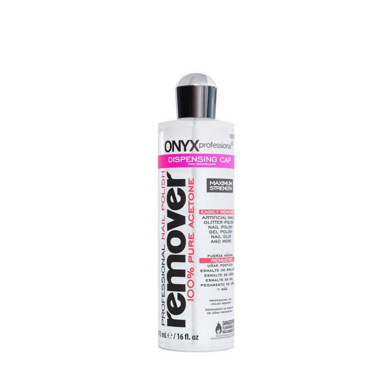 slide 1 of 5, ONYX Brands Pure Acetone Nail Polish Remover - 16 fl oz, 16 fl oz