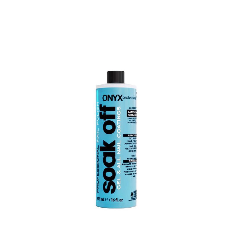 slide 1 of 6, ONYX Brands Soak Off Nail Polish Remover - 16 fl oz, 16 fl oz