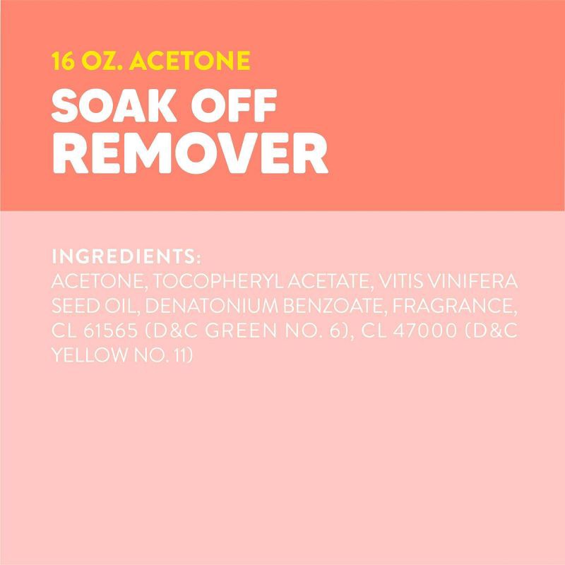 slide 5 of 6, ONYX Brands Soak Off Nail Polish Remover - 16 fl oz, 16 fl oz