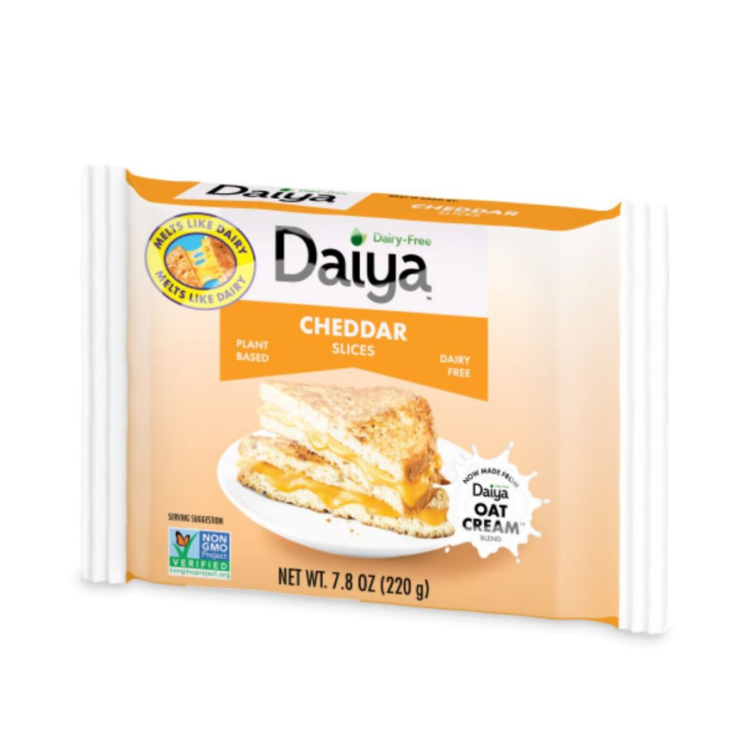 slide 5 of 7, Daiya Cheddar Cheese Slices 7.8 oz, 7.8 oz