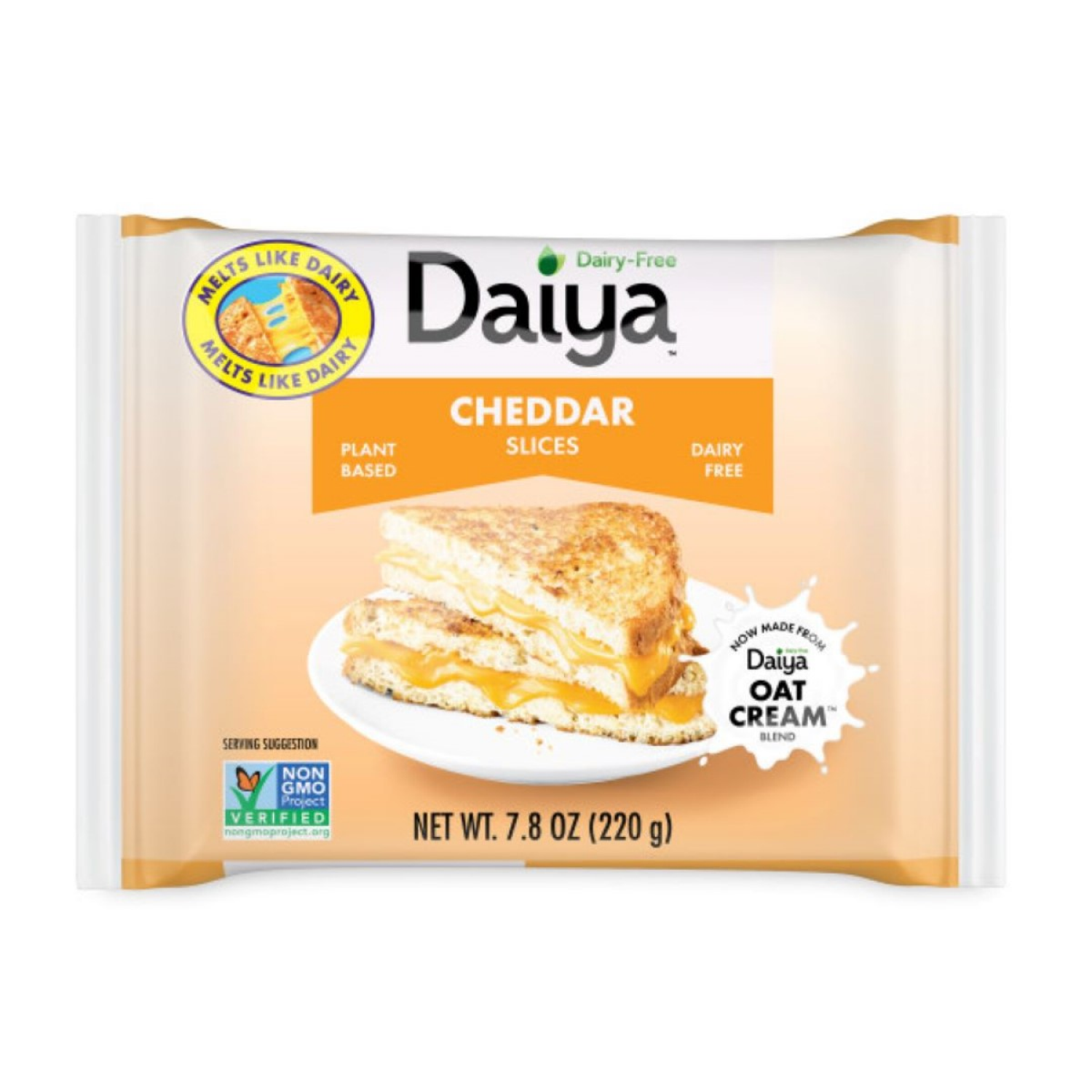 slide 1 of 7, Daiya Cheddar Cheese Slices 7.8 oz, 7.8 oz