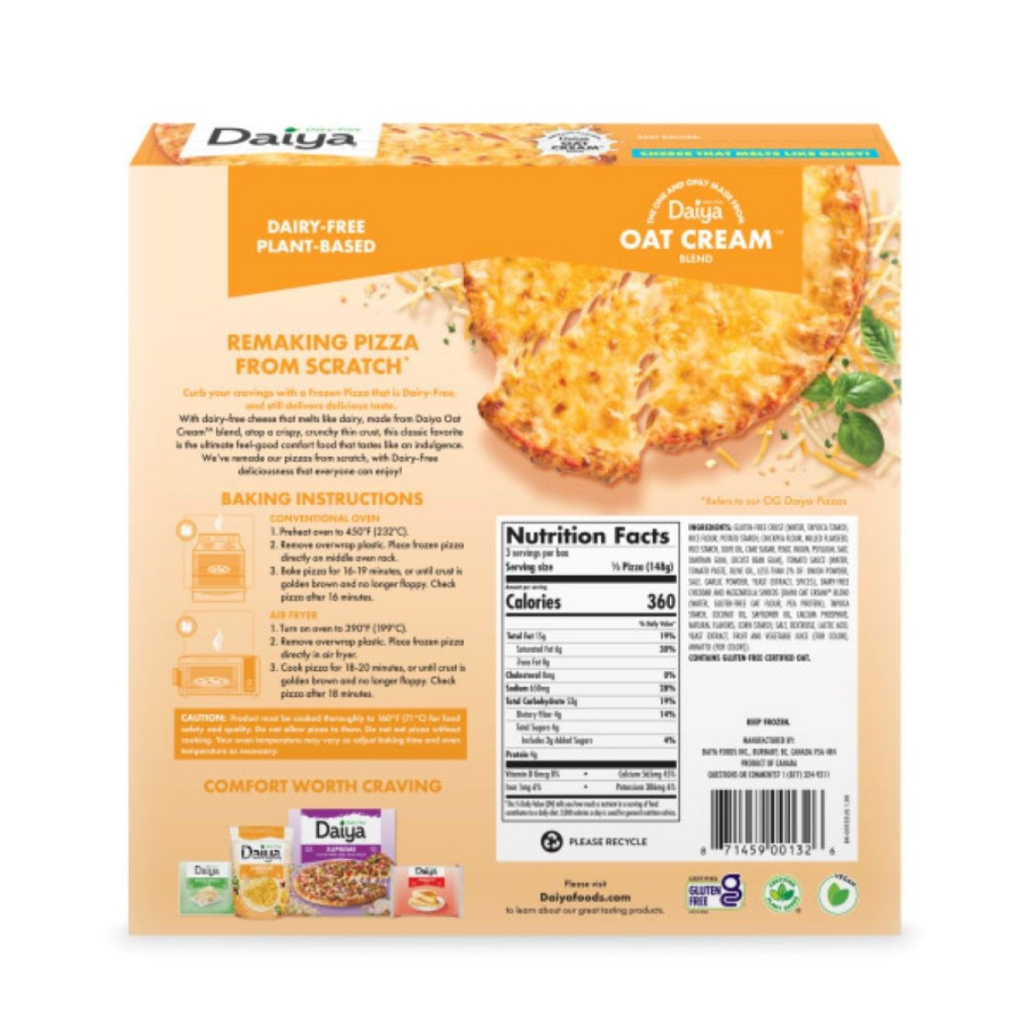 slide 2 of 7, Daiya Gluten-Free Thin Crust Cheese Pizza 15.7 oz, 15.7 oz