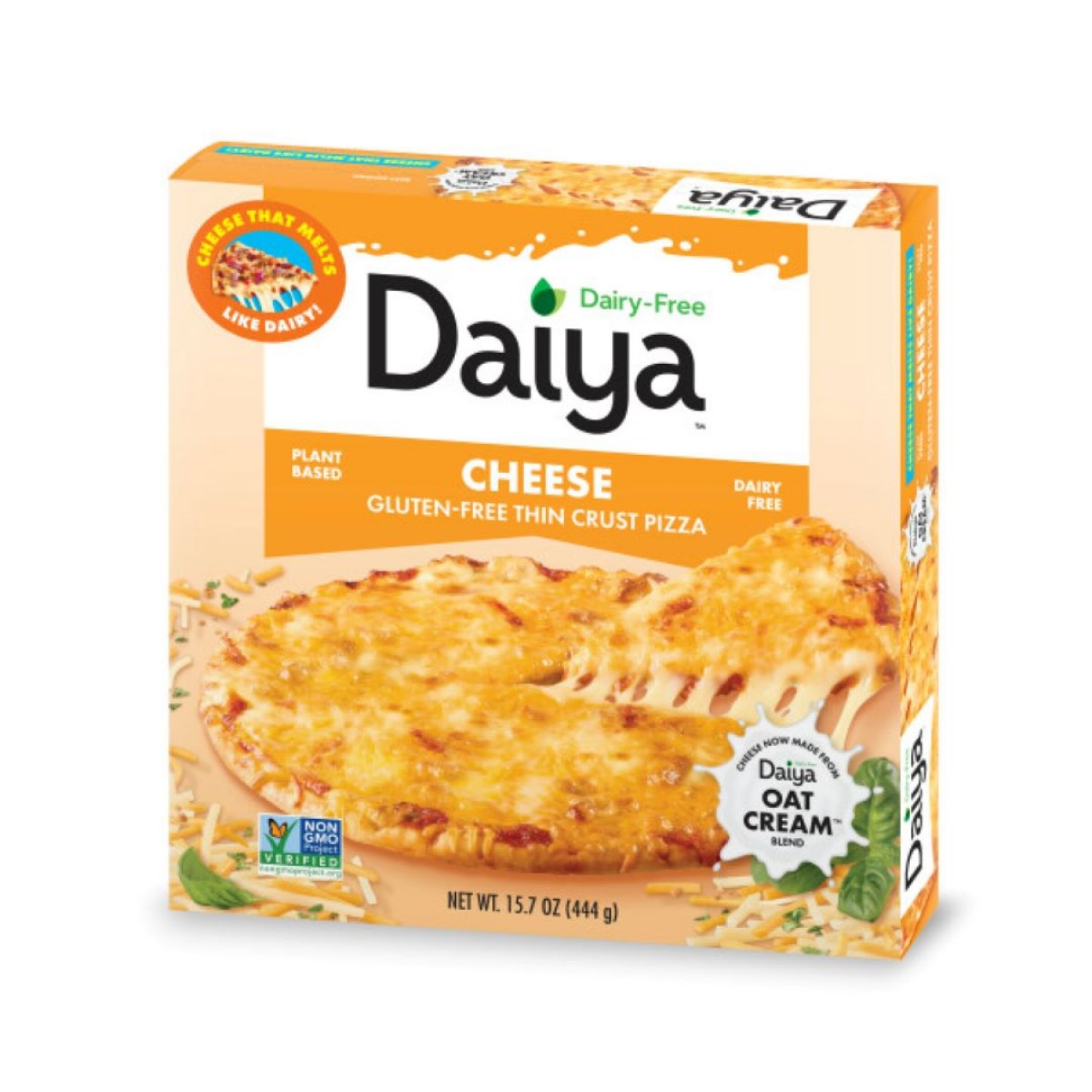 slide 5 of 7, Daiya Gluten-Free Thin Crust Cheese Pizza 15.7 oz, 15.7 oz