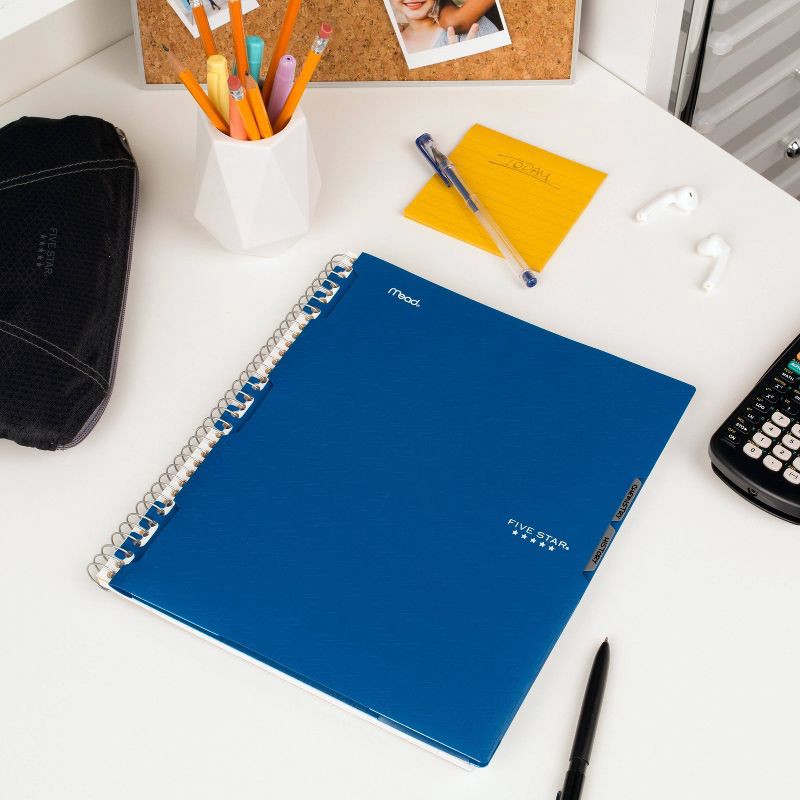 slide 7 of 7, Five Star Notebook Organizer Blue, 1 ct