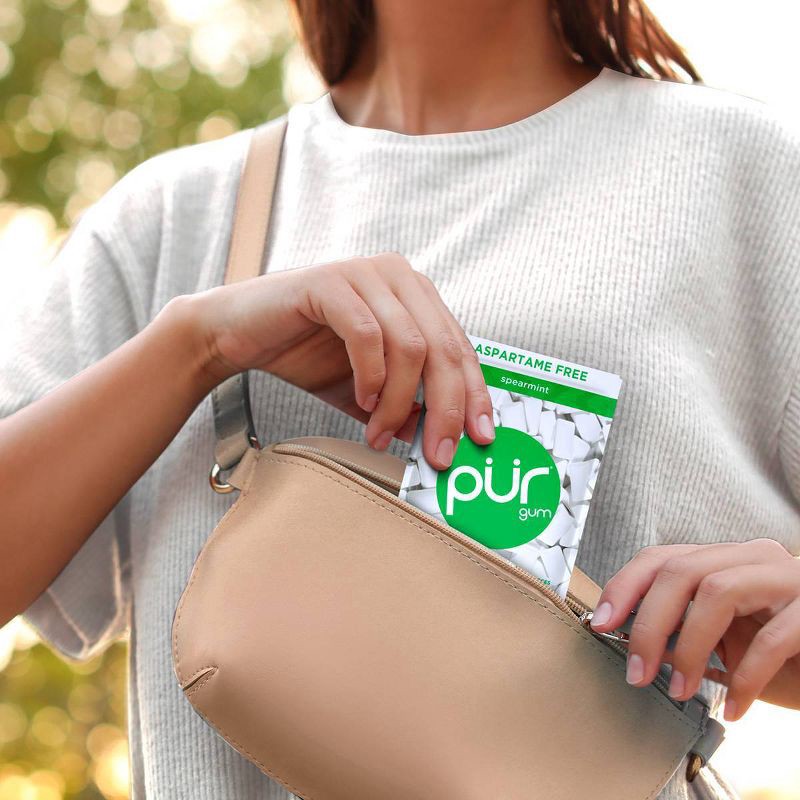 slide 7 of 7, Pur Gum Spearmint Bag - 2.72oz, 2.72 oz