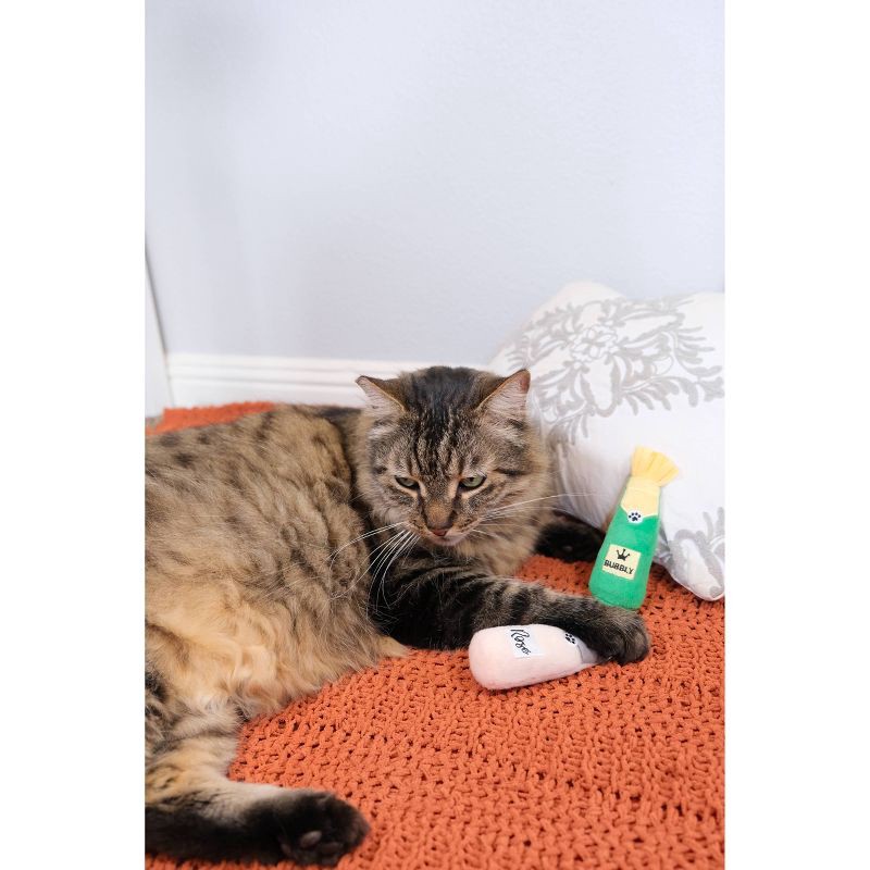 slide 2 of 6, ZippyClaws Catnip Crusherz Cat Toy - Bubbly, 1 ct