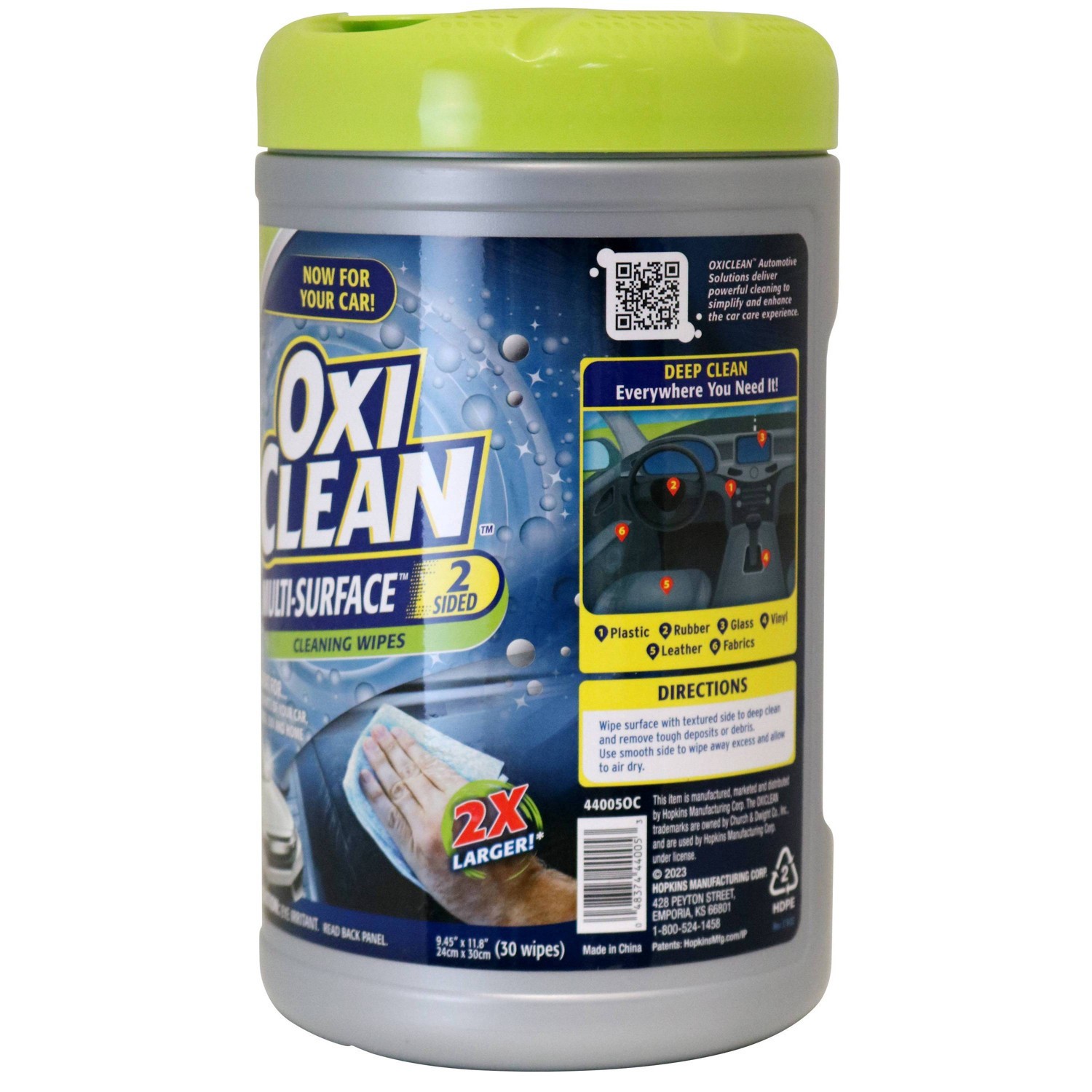 slide 4 of 4, Oxi-Clean Duo Multi-Purpose Cleaning Wipes, 30 ct