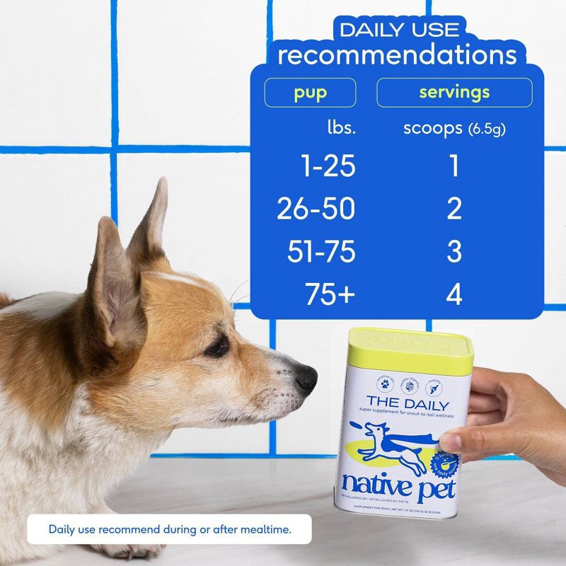 slide 6 of 7, Native Pet The Daily Supplement with Goat's Milk for Dogs - 7oz, 7 oz