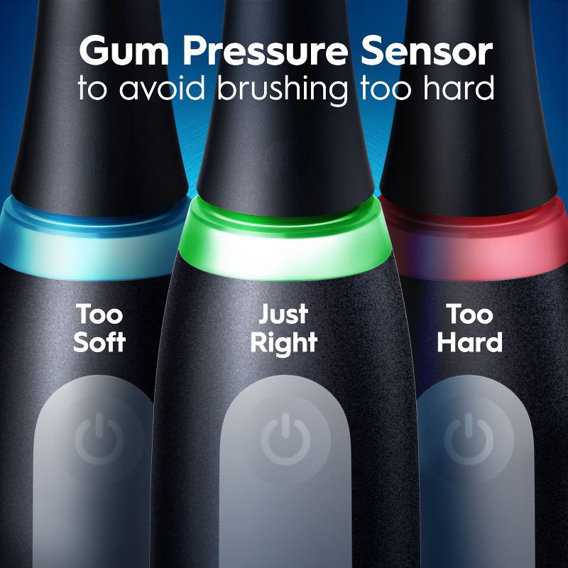 slide 3 of 15, Oral-B iO3 Electric Toothbrush - Light Blue, 1 ct