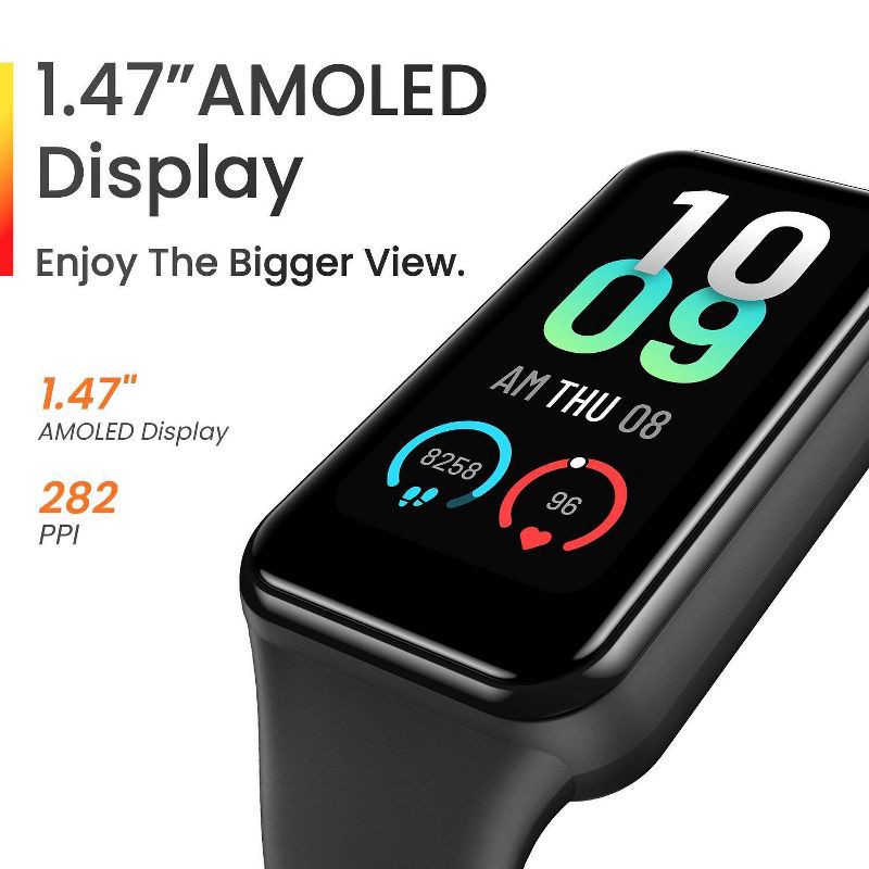 slide 15 of 18, Amazfit Band 7 Smartwatch - Black, 1 ct