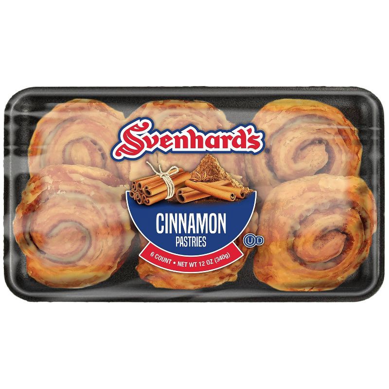 slide 1 of 3, Svenhard's Cinnamon Pastry - 6ct / 12oz, 6 ct; 12 oz