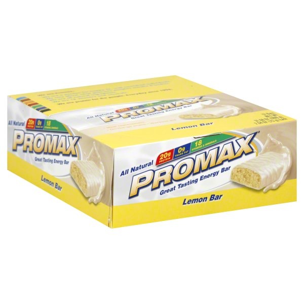 slide 1 of 1, Promax Bar Lemon, 12 ct