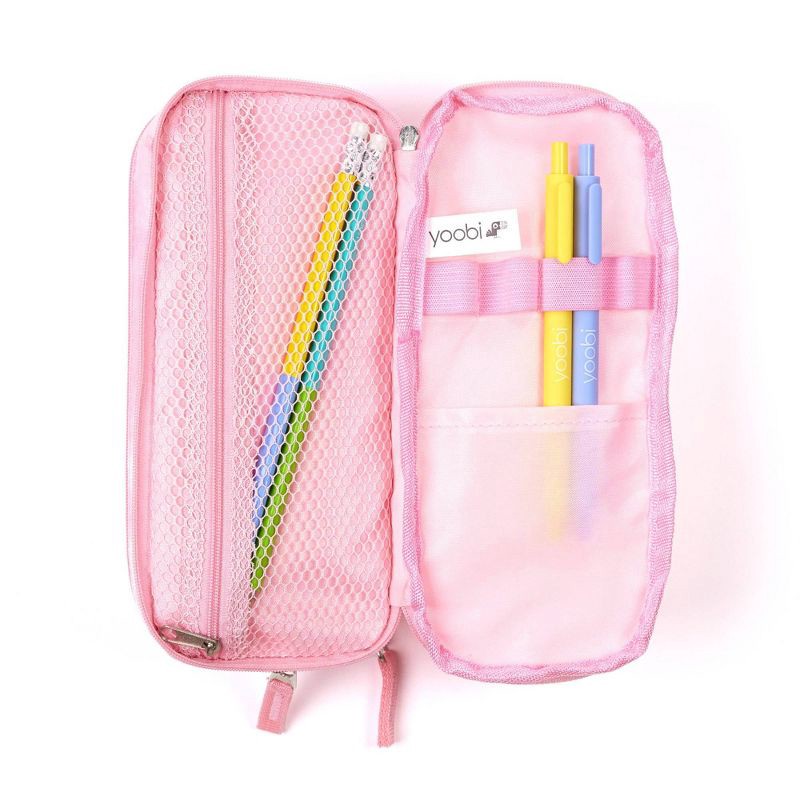 Yoobi Pencil Organizer Case Pink