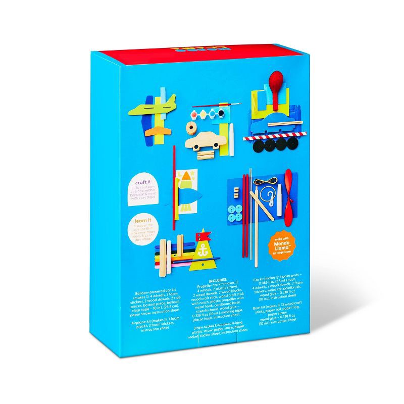 slide 3 of 4, Things That Go STEAM Wood Craft Kit - Mondo Llama™, 1 ct