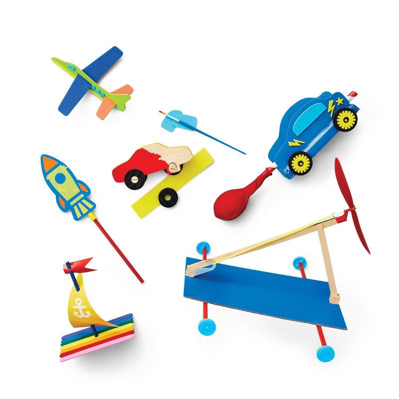 slide 4 of 4, Things That Go STEAM Wood Craft Kit - Mondo Llama™, 1 ct