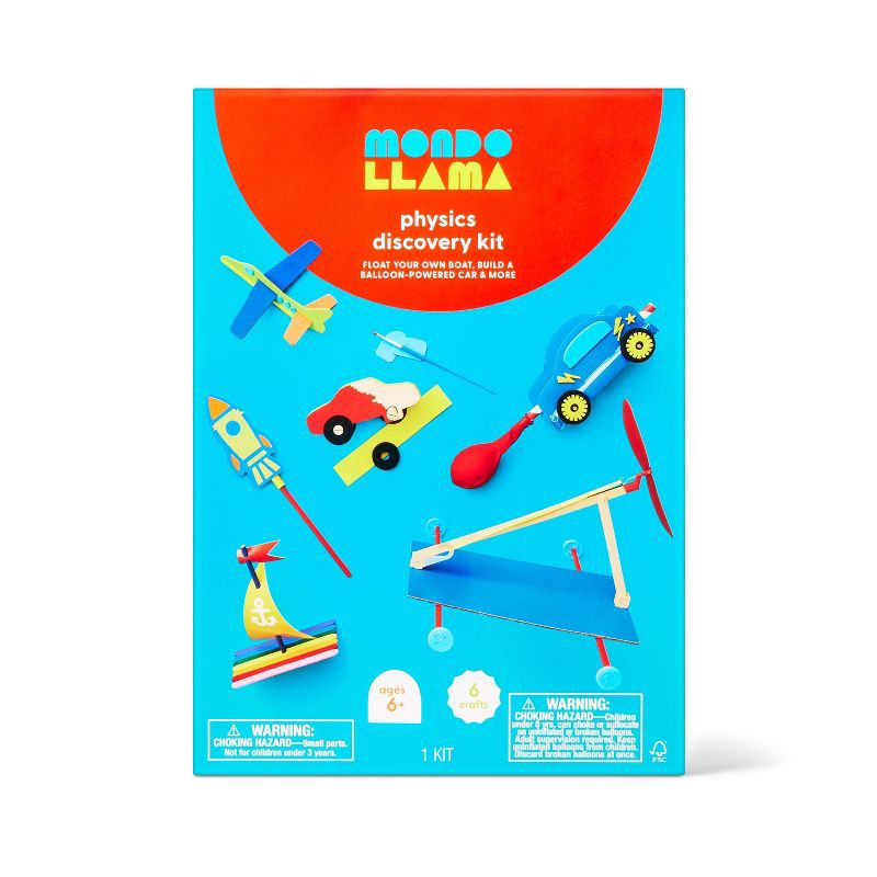 slide 1 of 4, Things That Go STEAM Wood Craft Kit - Mondo Llama™, 1 ct