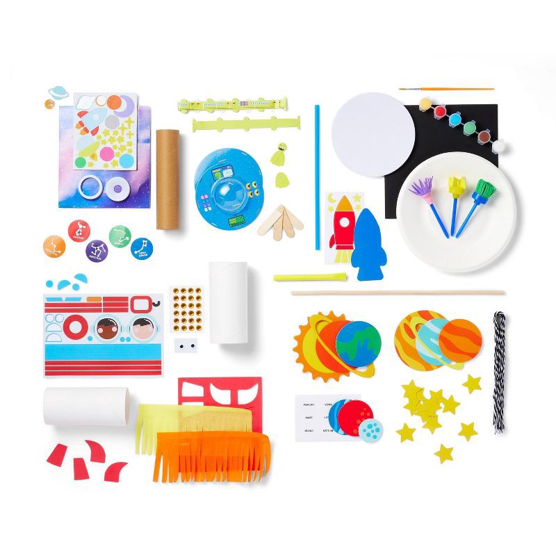 slide 2 of 4, Space STEAM Wood Craft Kit - Mondo Llama™, 1 ct