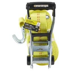 Smartstraps Winston TowSmart Double J Hook Ratchet, Yellow, 27'