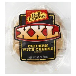 Deli Express Sandwich, White Chicken Patty With Cheese