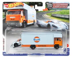 Hot Wheels Team Transport Fleet Flyer With '18 Porsche 917 Lh