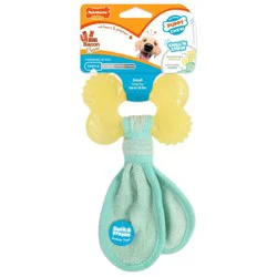 Nylabone Puppy Chew Freezer Bone Toy - Bacon: Rubber, Small, 0.2 Lbs, Chew & Occupy