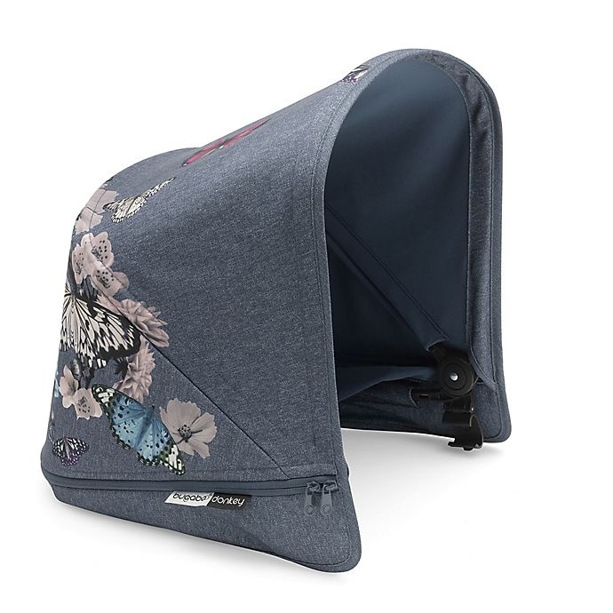 slide 2 of 4, Bugaboo Donkey2 Sun Canopy - Blue Denim, 1 ct