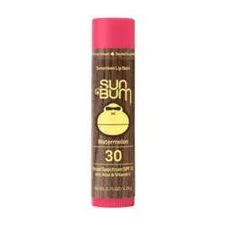 Sun Bum Broad Spectrum SPF 30 Watermelon Sunscreen Lip Balm 0.15 oz