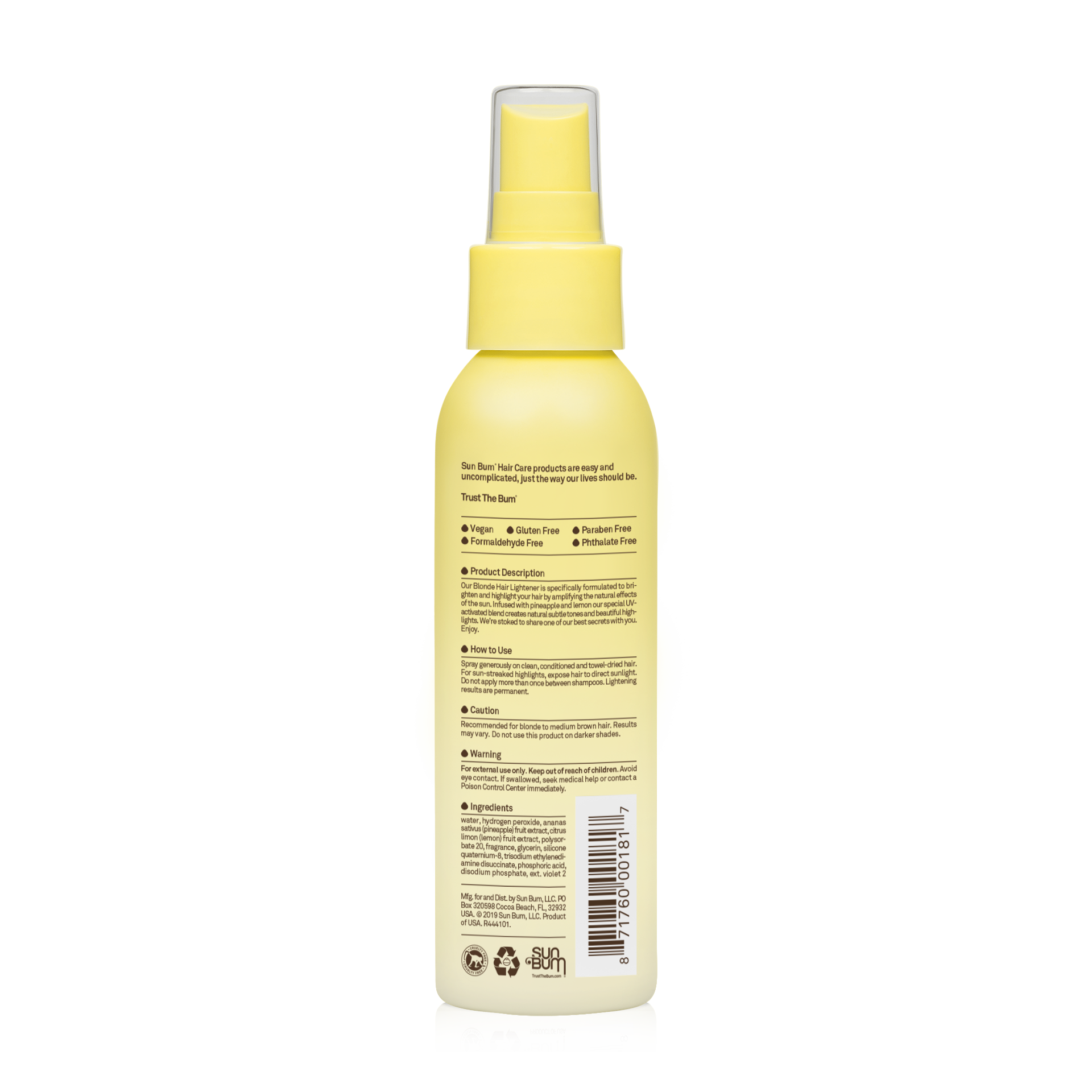 slide 3 of 4, Sun Bum Blonde Hair Lightener 4 fl oz, 4 fl oz