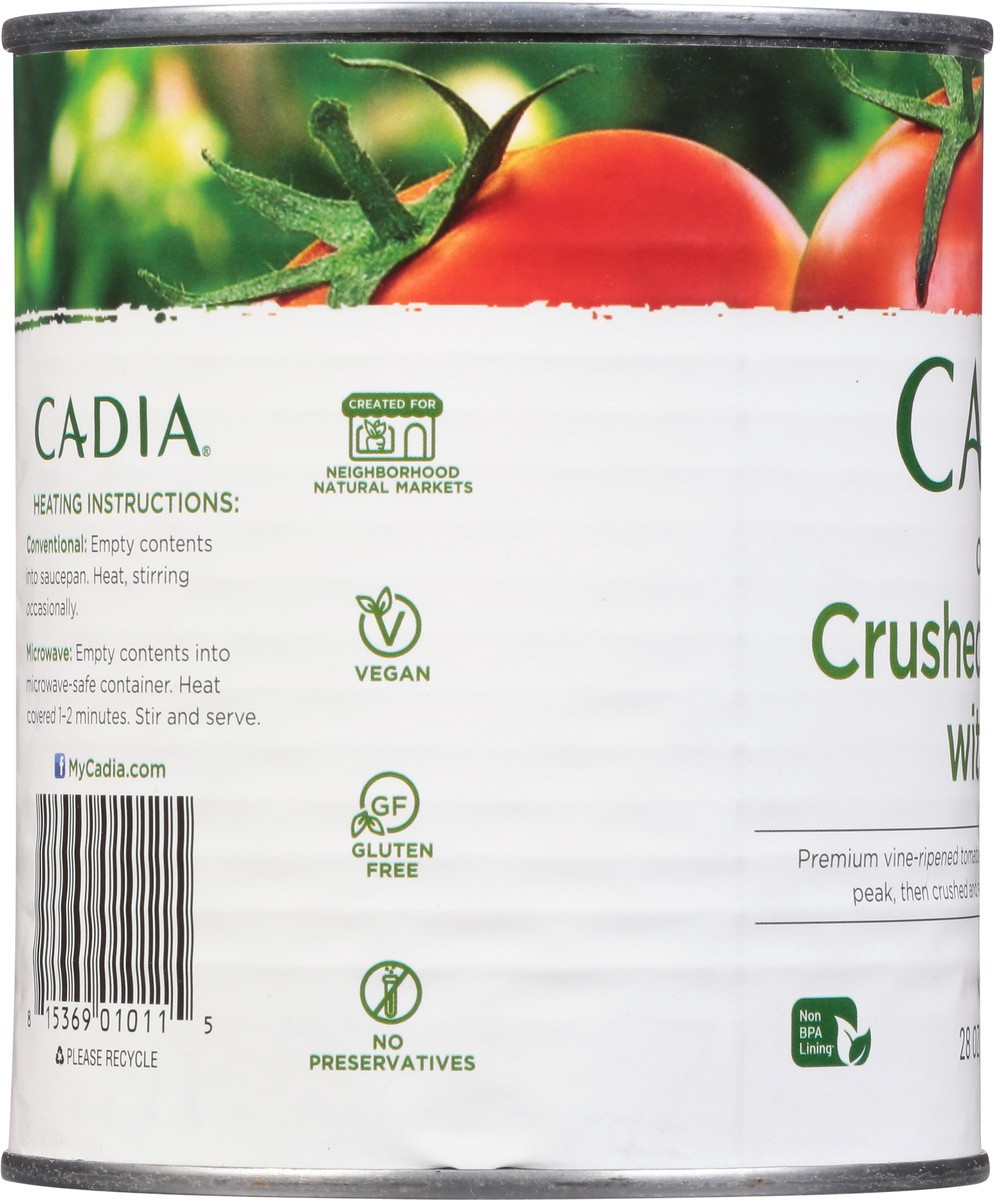 slide 7 of 9, Cadia Organic Crushed Tomatoes with Basil 28 oz, 28 oz