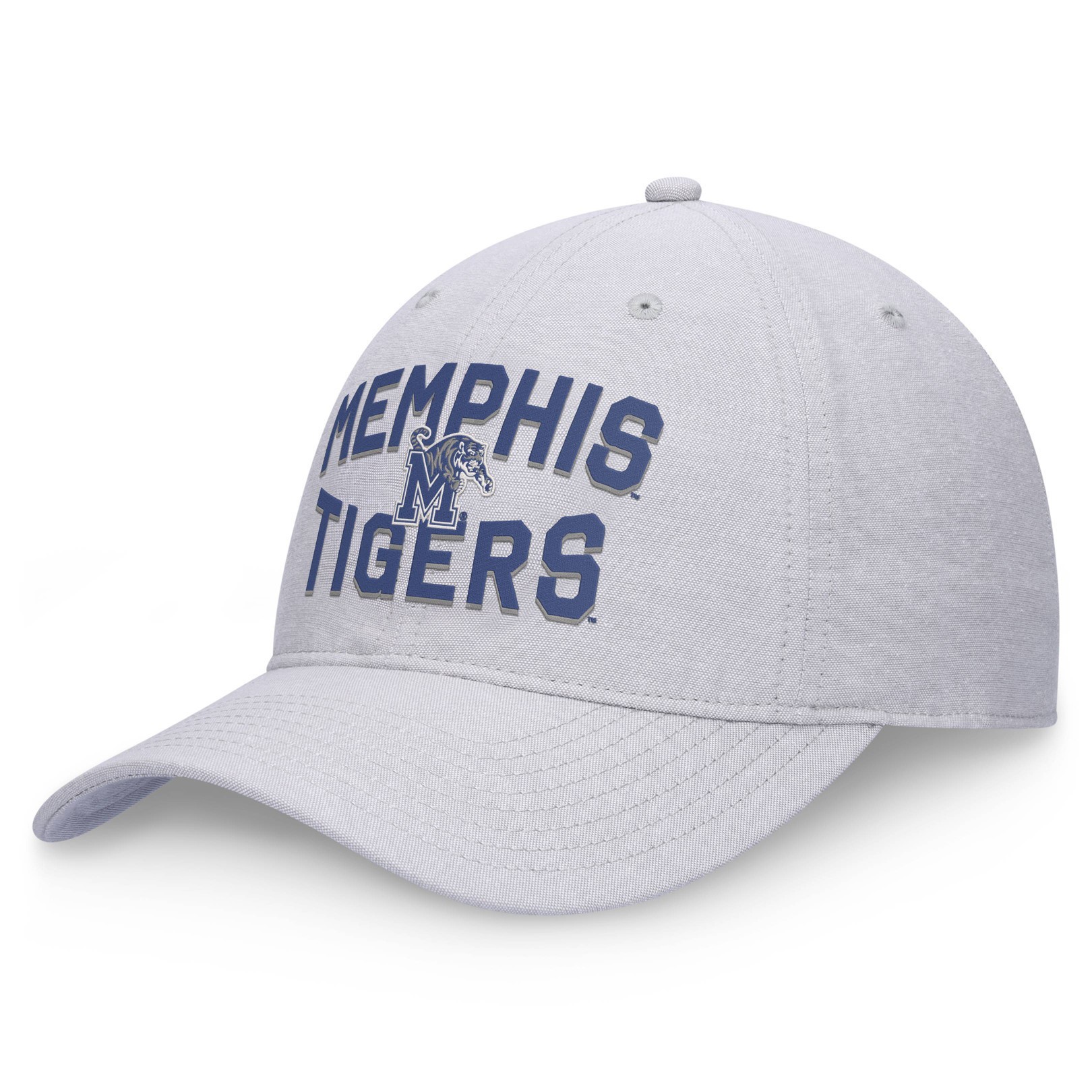 slide 1 of 1, NCAA Memphis Tigers Casual Unstructured Cotton Poly Hat, 1 ct