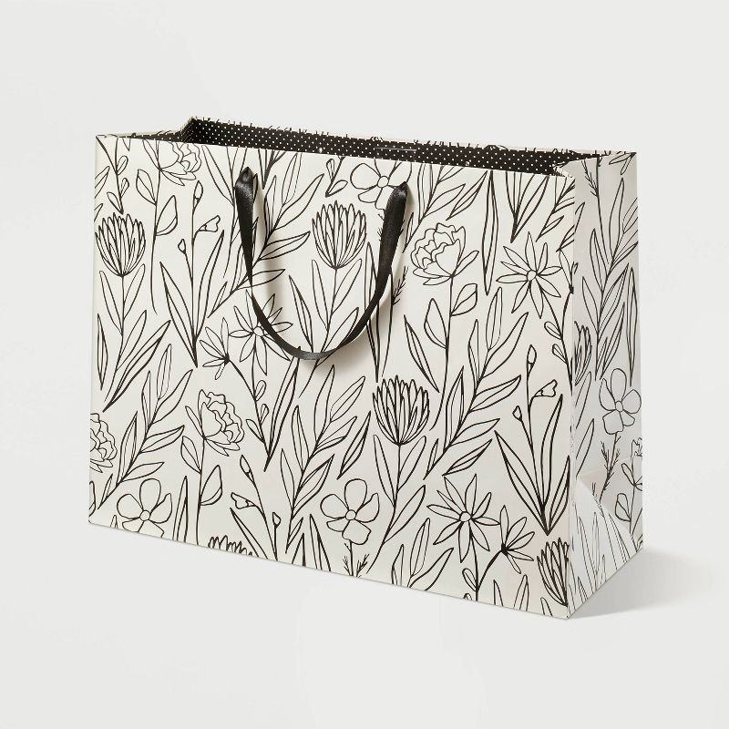 slide 1 of 3, Wildflowers Large Wedding Gift Bag - Spritz™, 1 ct