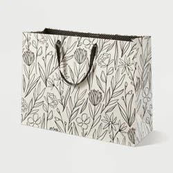 Wildflowers Large Wedding Gift Bag - Spritz™: Botanical Floral Bridal Shower, Multi-Colored, 12"x16"x6"